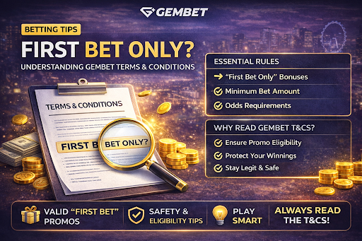 GemBet terms and conditions first bet rules Singapore