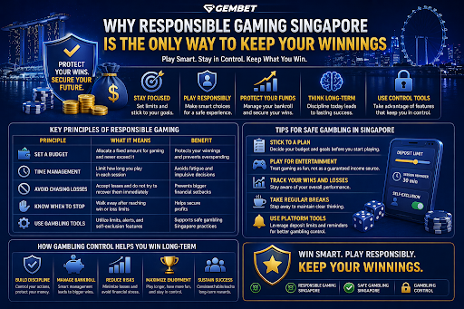 responsible gaming Singapore safe gambling Singapore gambling control tips