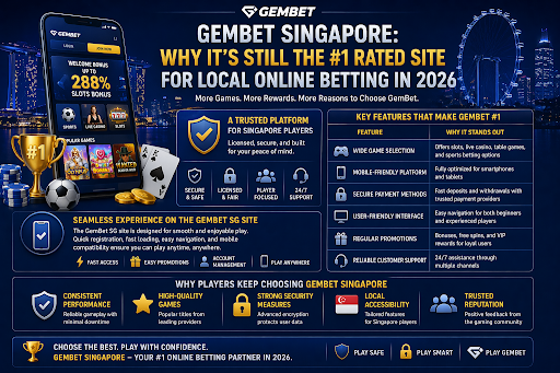 GemBet Singapore online betting site 2026 secure platform games features