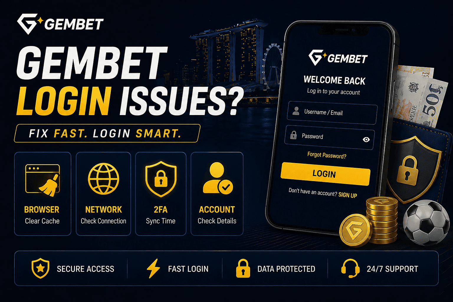 Gembet login troubleshooting guide for secure account access