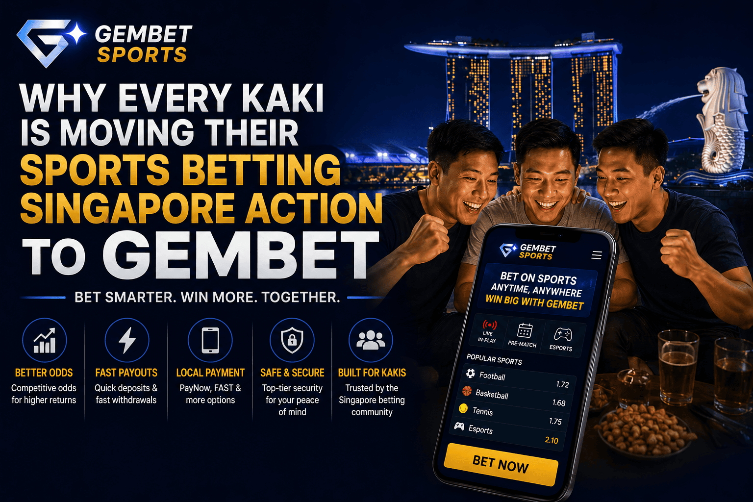 sports betting singapore Gembet platform for local kakis
