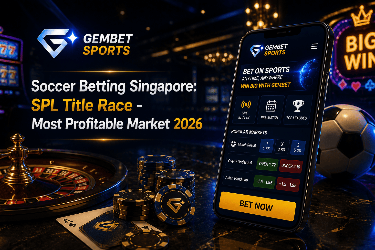 Sports betting in Singapore during the 2026 SPL season