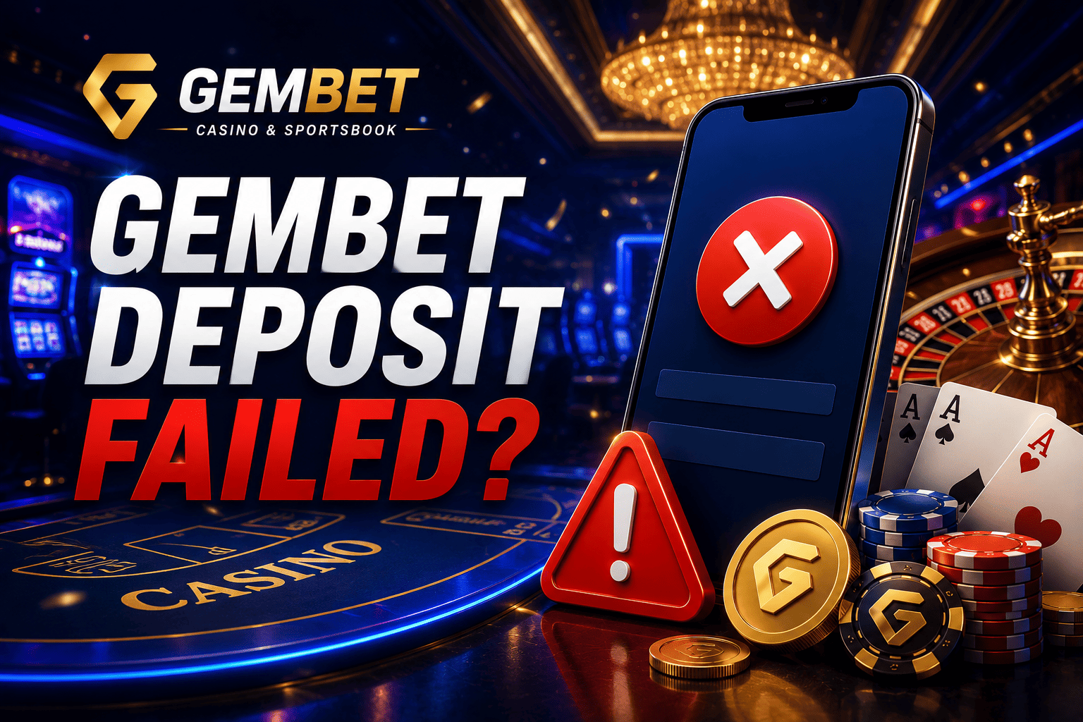 Gembet deposit failed troubleshooting guide for Singapore users